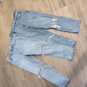 Abercrombie & Fitch bundle 90s straight ultra high rise jeans size 32